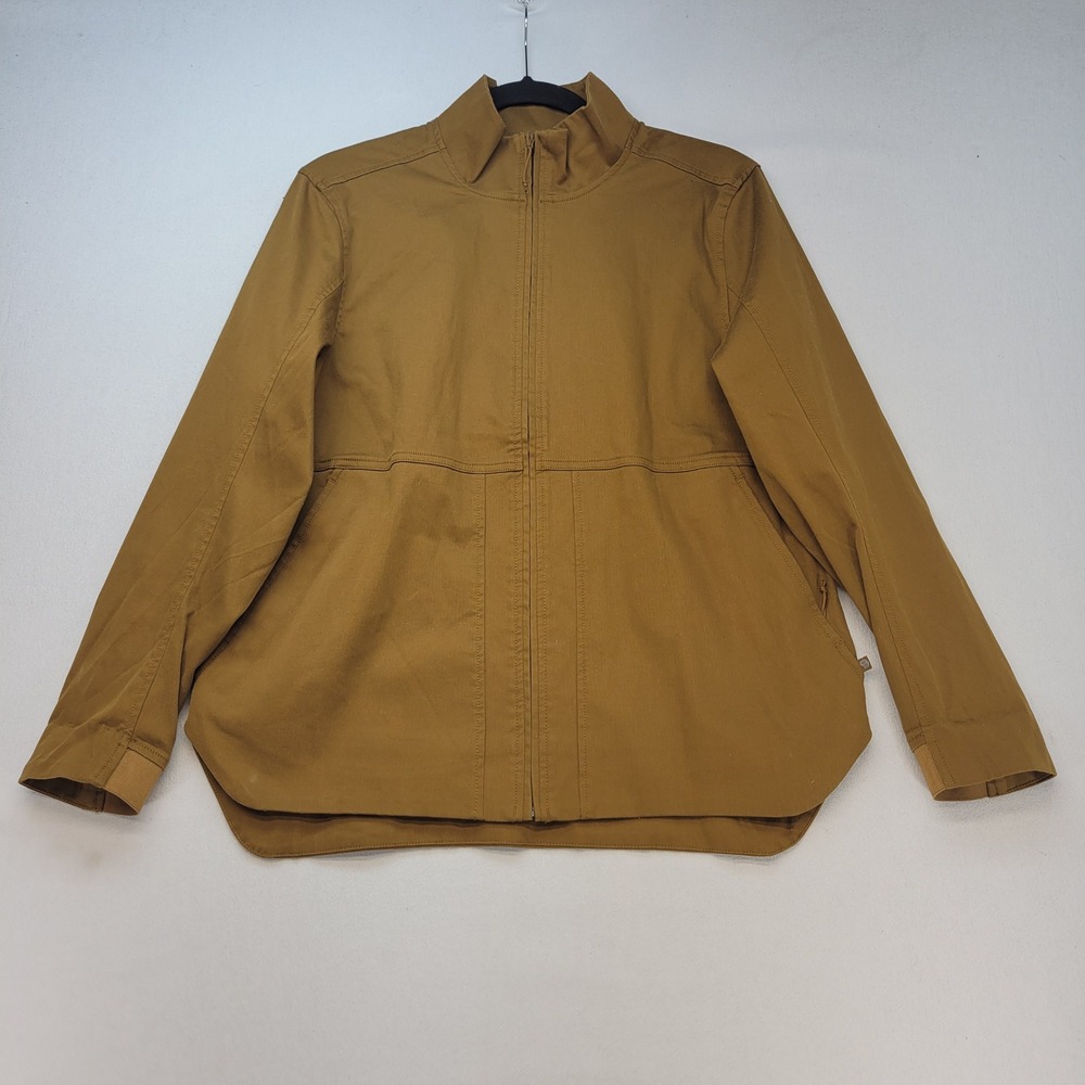 Mountain Hardwear Jacket Womens S Brown Outdoor Full Zip Stretch Canvas